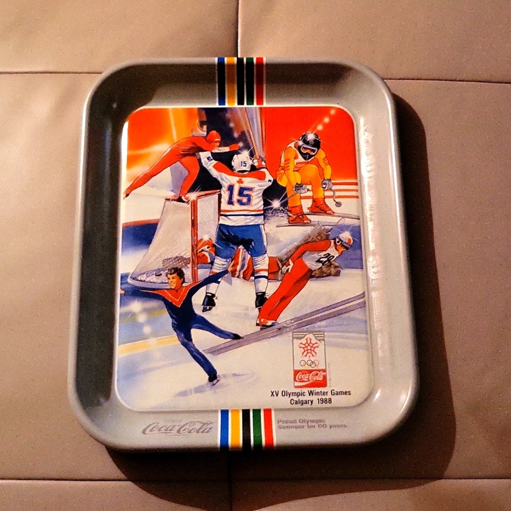 Coca-cola commemorative serving tray